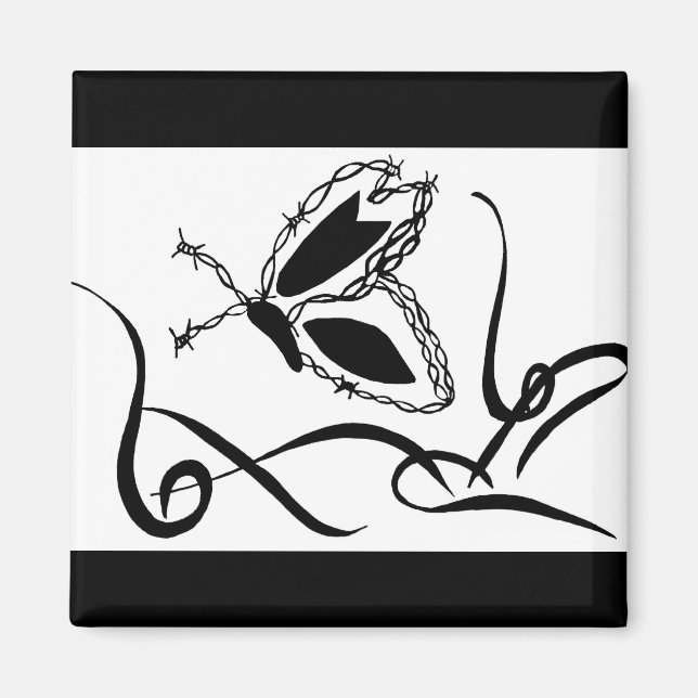 Schmetterlingsmagnet Magnet (Vorne)