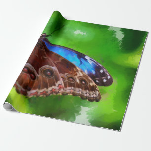 Schmetterlingsmalerei Geschenkpapier