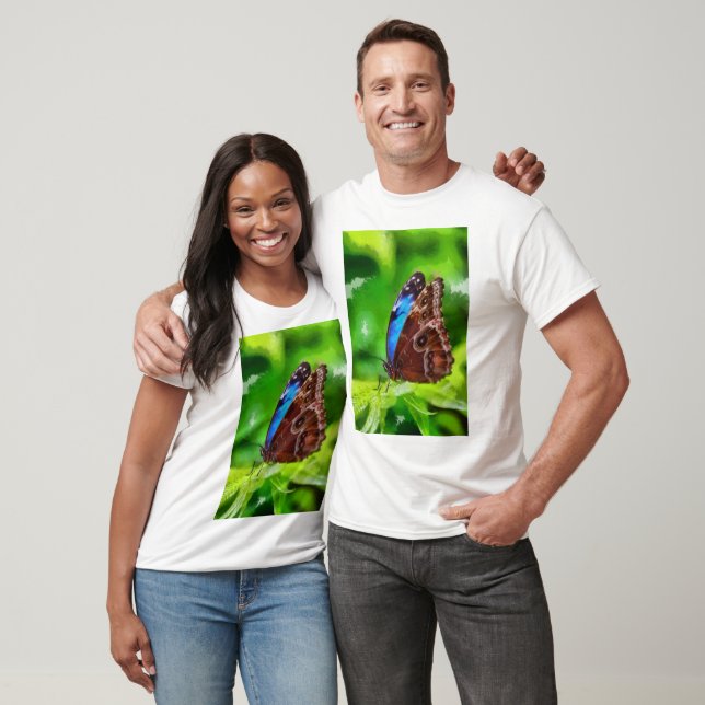 Schmetterlingsmalerei T-Shirt (Unisex)