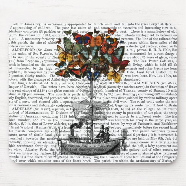 Schmetterlingsmarine Mousepad (Vorne)