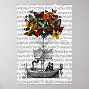 Schmetterlingsmarine Poster