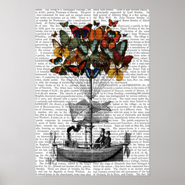 Schmetterlingsmarine Poster (Vorne)