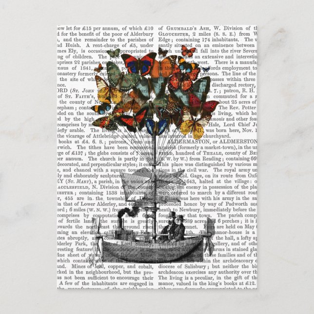 Schmetterlingsmarine Postkarte (Vorderseite)