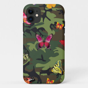 Schmetterlingsmarouflage iPhone 11 Hülle