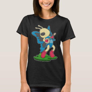 Schmetterlingsmusiker Gitarrenmusik T-Shirt
