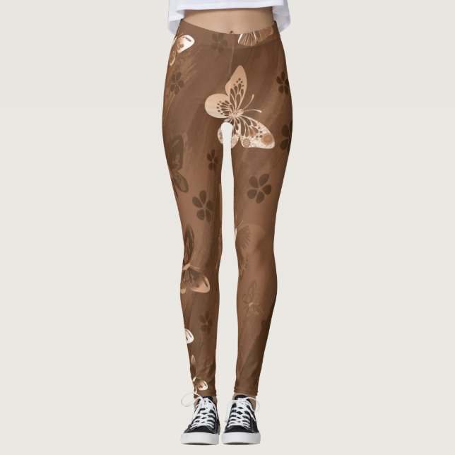 Schmetterlingsmuster 15 leggings (Vorderseite)