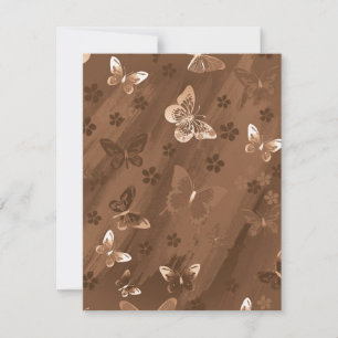 Schmetterlingsmuster 15 mitteilungskarte