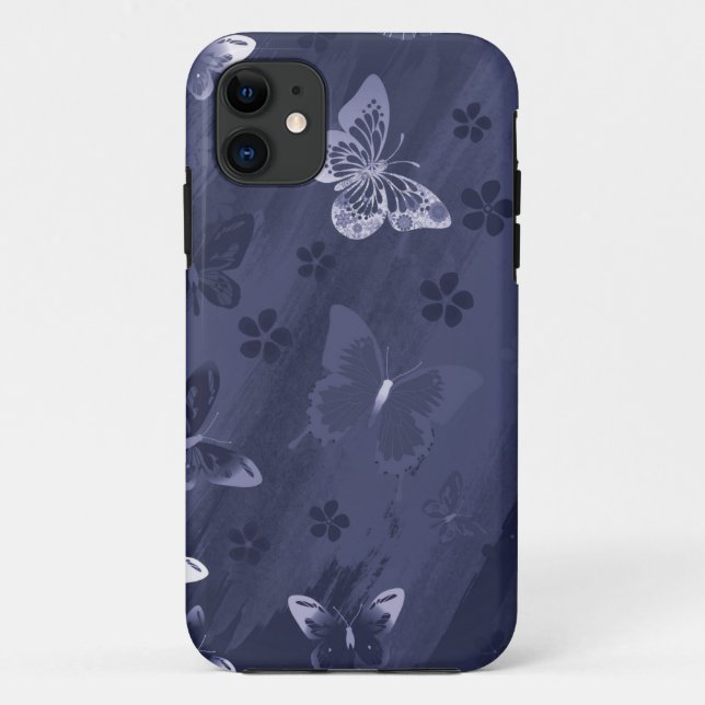 Schmetterlingsmuster 17 Case-Mate iPhone hülle (Rückseite)