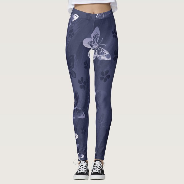 Schmetterlingsmuster 17 leggings (Vorderseite)