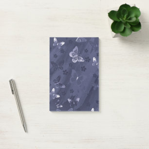 Schmetterlingsmuster 17 post-it klebezettel