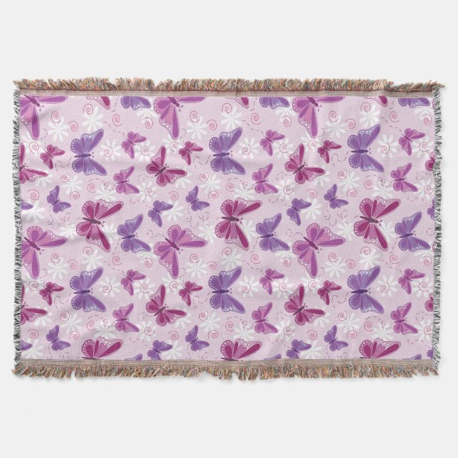 Schmetterlingsmuster 2 decke (Vorderseite)