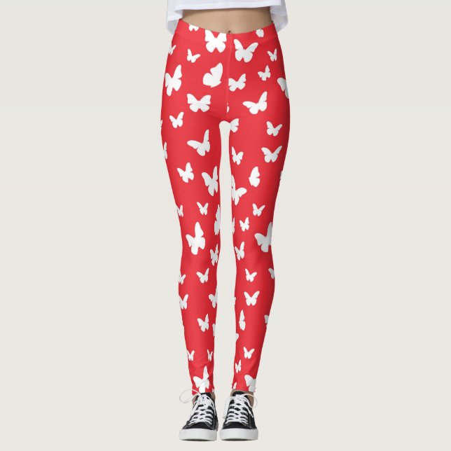 Schmetterlingsmuster 2 leggings (Vorderseite)