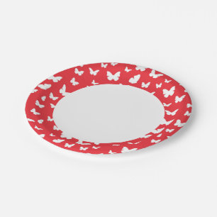 Schmetterlingsmuster 2 pappteller