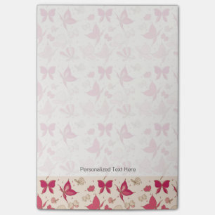 Schmetterlingsmuster 2 post-it klebezettel