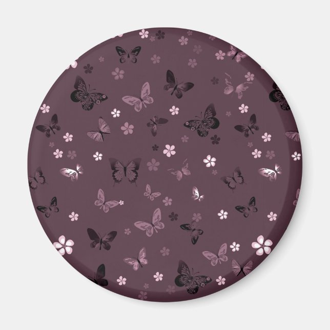 Schmetterlingsmuster 5 magnet (Vorne)