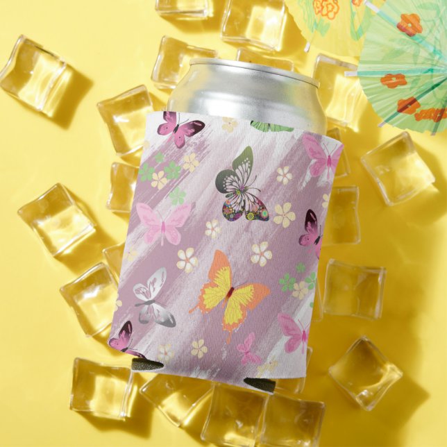 Schmetterlingsmuster 7 dosenkühler (In Situ Sommer)