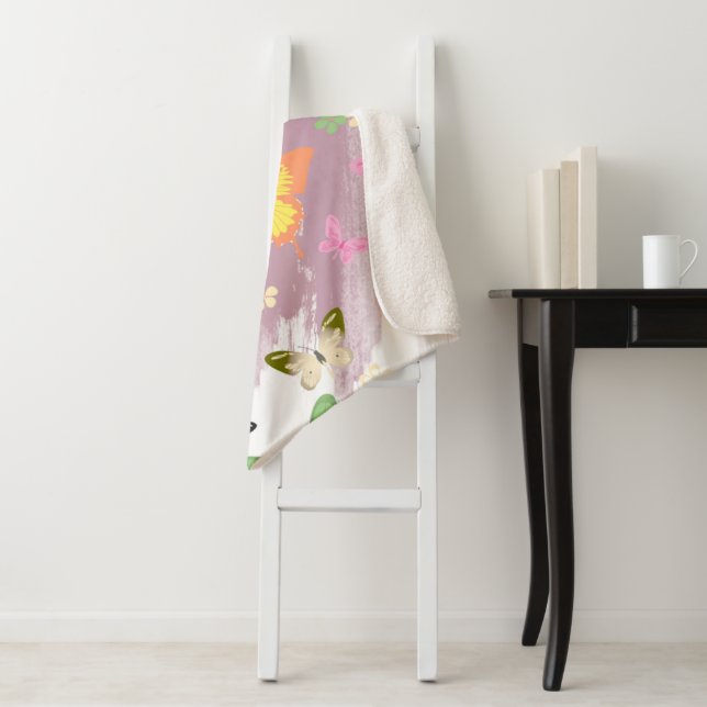 Schmetterlingsmuster 7 sherpadecke (Beispiel)