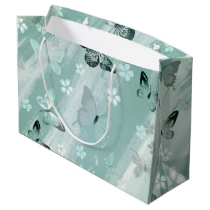 Schmetterlingsmuster 9 große geschenktüte