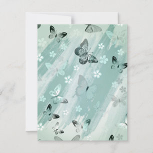 Schmetterlingsmuster 9 mitteilungskarte