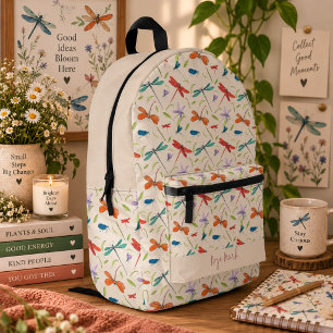 Schmetterlingsmuster Bedruckter Rucksack