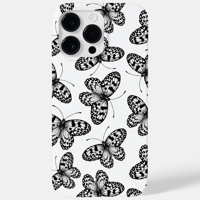 Schmetterlingsmuster Case-Mate iPhone Hülle (Rückseite)