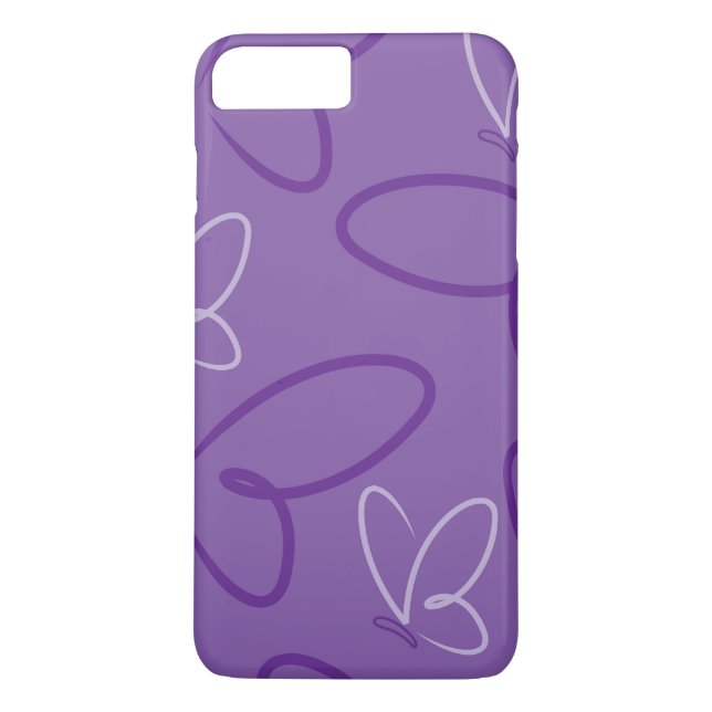 Schmetterlingsmuster Case-Mate iPhone Hülle (Rückseite)