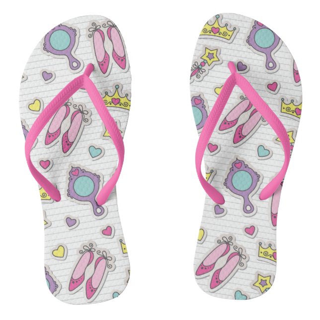 Schmetterlingsmuster Flip Flops (Fußbett)