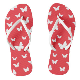 Schmetterlingsmuster Flip Flops