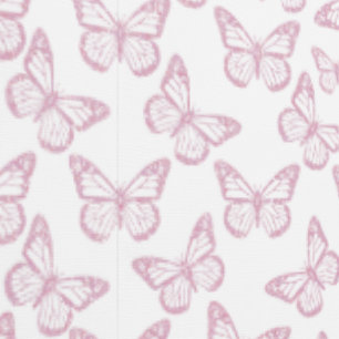Schmetterlingsmuster Girl Niedlich Weiß & Blush Pi Tapete