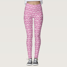 Schmetterlingsmuster Hübsch Pink Lila Leggings