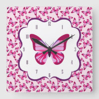 Schmetterlingsmuster Hübsch Pink Lila