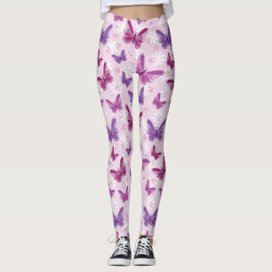 Schmetterlingsmuster Leggings