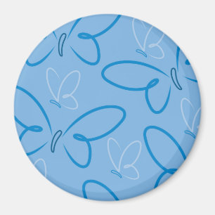 Schmetterlingsmuster Magnet