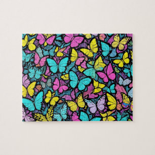 Schmetterlingsmuster Puzzle