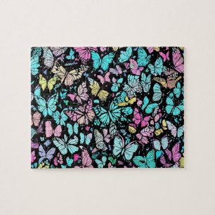 Schmetterlingsmuster Puzzle