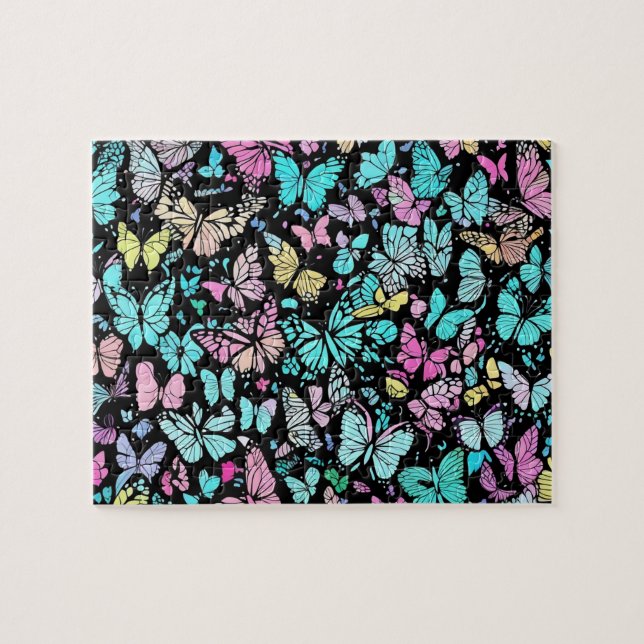 Schmetterlingsmuster Puzzle (Horizontal)