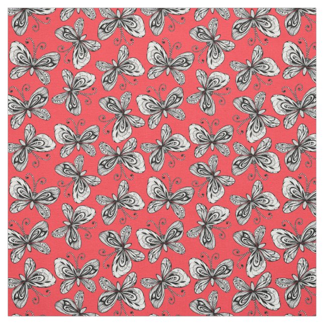 Schmetterlingsmuster Stoff (Muster)