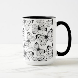 Schmetterlingsmuster Tasse