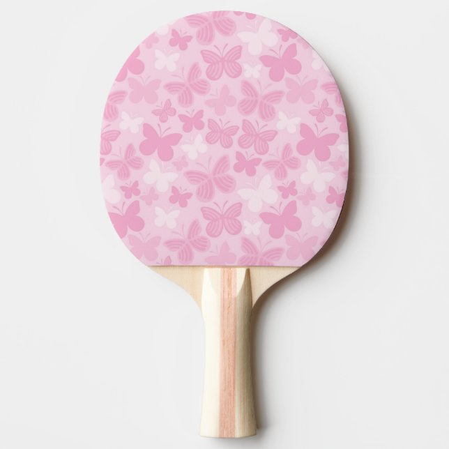 Schmetterlingsmuster Tischtennis Schläger (Vorderseite)
