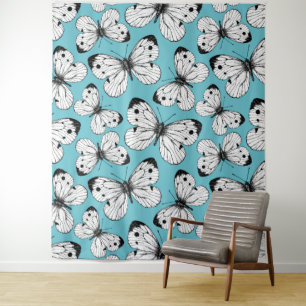 Schmetterlingsmuster Wandteppich