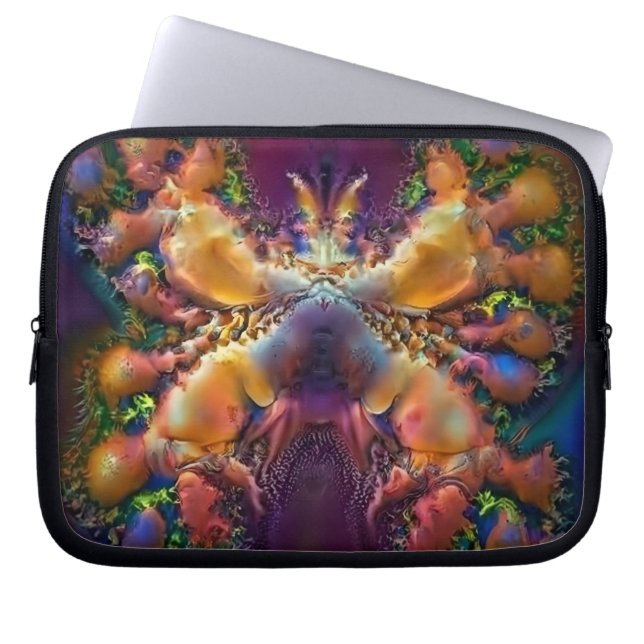 Schmetterlingsnebel Laptopschutzhülle (Vorderseite)