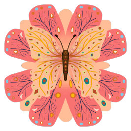 Schmetterlingspapier Geschenkpapier