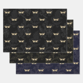 Schmetterlingspapier Geschenkpapier Set