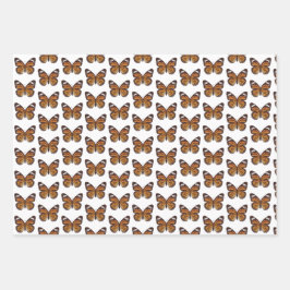 Schmetterlingspapier Geschenkpapier Set