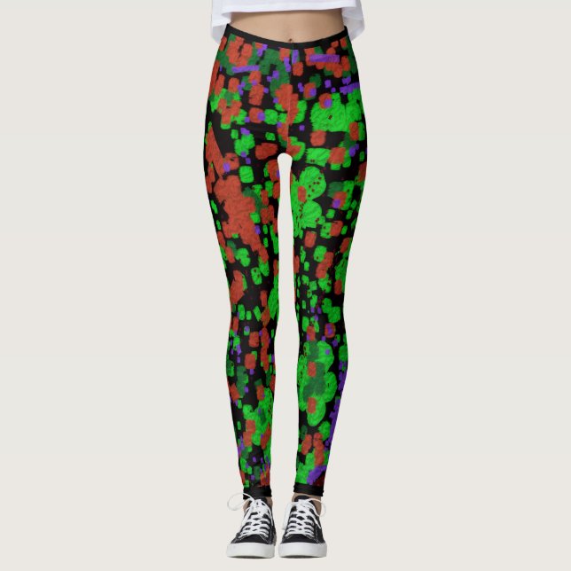 Schmetterlingsparadies-Leggings Leggings (Vorderseite)