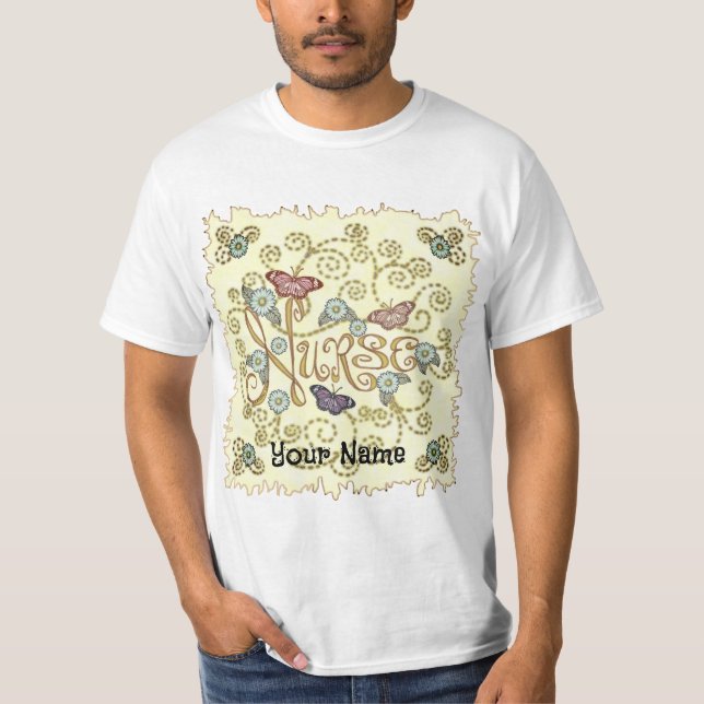 Schmetterlingspflegerin  T-Shirt (Vorderseite)