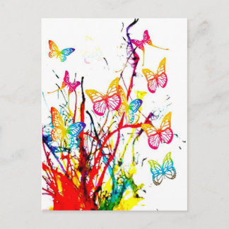 Schmetterlingsplantat Postkarte