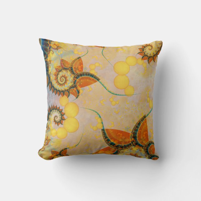 Schmetterlingsplatte Kissen (Vorderseite)