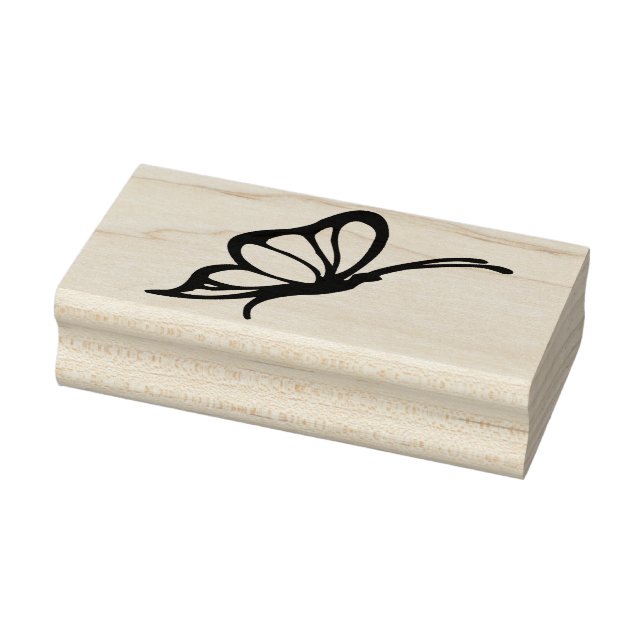 Schmetterlingsprofil Briefmarke Gummistempel (Stempel)