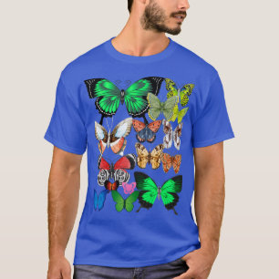 Schmetterlingssammlung Monarch-Schmetterlingsliebh T-Shirt